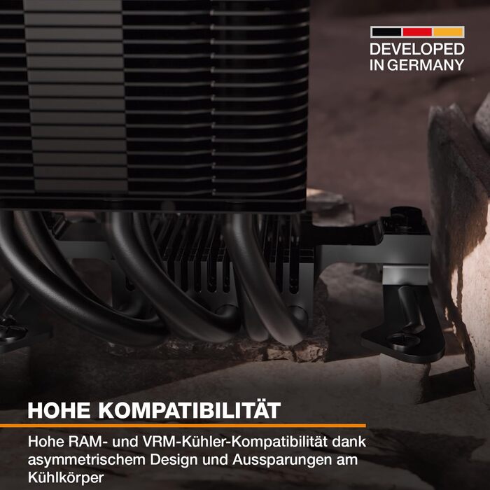 be quiet! Dark Rock 5: Потужний кулер для процесора з 7 теплових трубок та тихим вентилятором