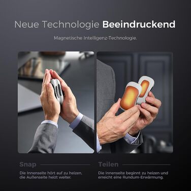 Електричні грілки для рук OCOOPA UT3 PRO (2 шт.), 10000mAh, Powerbank, 4 режими, до 58°C, для чоловіків, ідеально для гольфу, полювання та кемпінгу