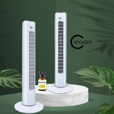 Колонний вентилятор Carruzzo Tower OSCY1, білий