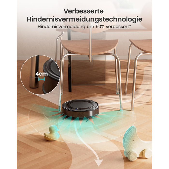 Робот-пилосос LEFANT M310: потужний, з Wi-Fi, для тварин та твердих поверхонь