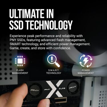 SSD PNY M.2 NVMe 2TB CS3150 з RGB Heatsink - 10300 MB/s