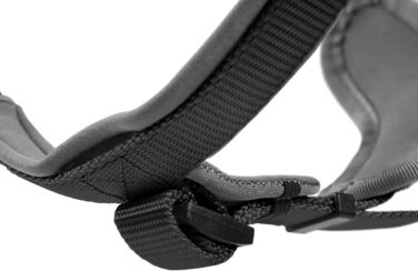 Нашийник для собак HUNTER Neopren, M/1 (L-XL), чорний/сірий, з 3M Scotchlite, нейлон, комфортний