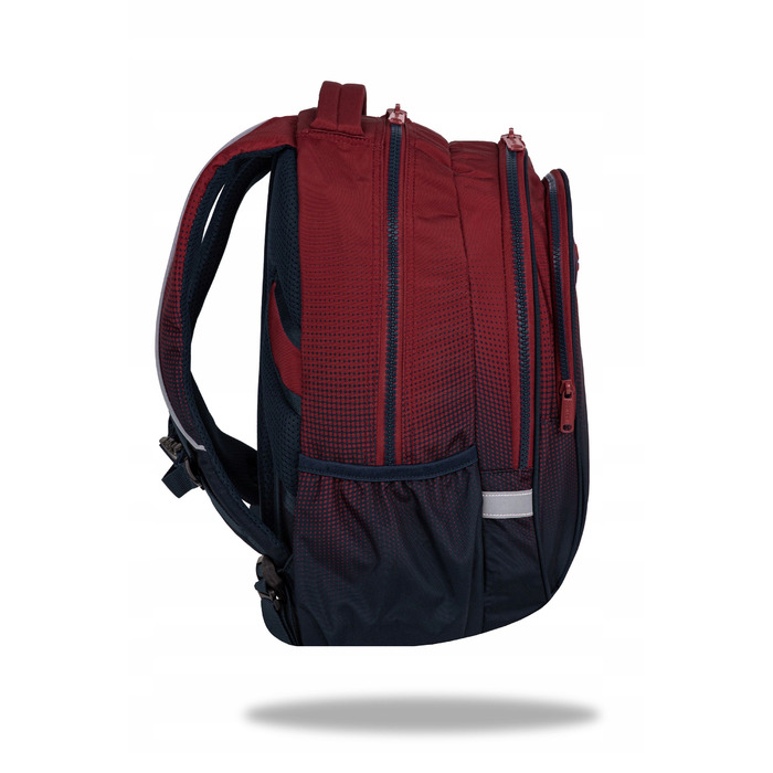 Багатовідсінковий шкільний рюкзак CoolPack, 21 л (червоний, синій)