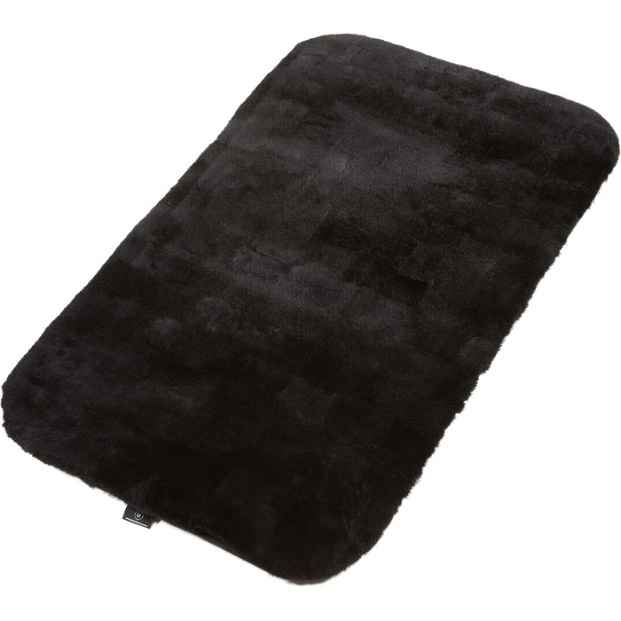 Килимок для собак Werner Christ з натуральної овечої вовни, 50 x 80 см, чорний