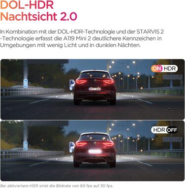 VIOFO A119 Mini 2: Автомобільний відеореєстратор з GPS, 2.7K, Wi-Fi, HDR, нічне бачення STARVIS, голосове керування, 24h паркувальний режим