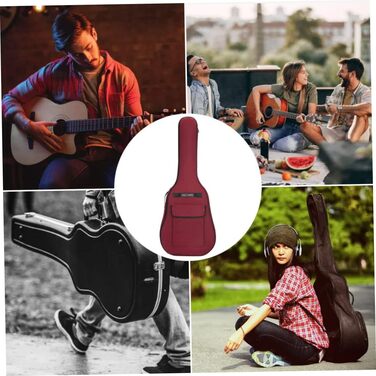 Чохол для гітари Akustik Gitarrengigbag: міцний, водовідштовхуючий, 40/41 дюймів, 5 мм бавовна