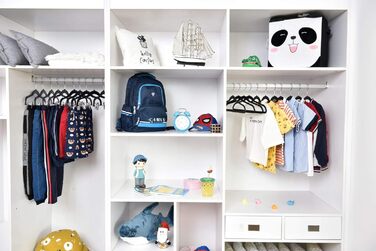 Вішалки для одягу: спідниці, штани, блузки, піджаки, сорочки, легінси. 360° обертання, рожевий/чорний комплект (10 шт.)