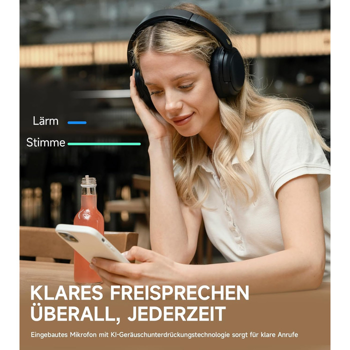 Навушники Edifier W800BT Pro Hybrid ANC Bluetooth 5.4 Over-Ear Чорні - Бездротові, з Шумозаглушенням, Hi-Res Audio, 45 год. роботи, Швидка зарядка, Складні