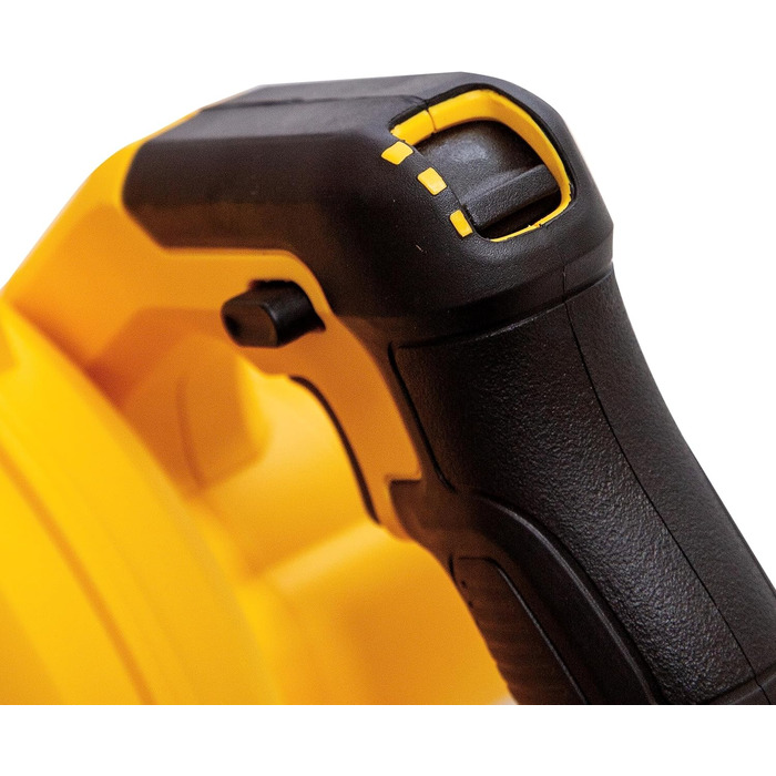 DEWALT Cordless Blower/Leaf Blower (18V, 290 km/h blowing speed, THREE-stage switch, delivered without battery and charger) DCV100-XJ