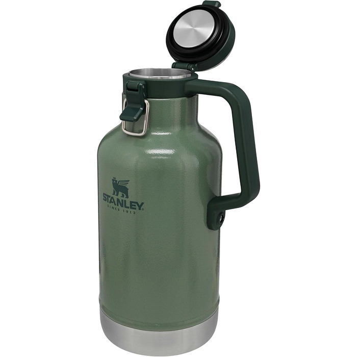 Термос-термокана Stanley Classic Easy-Pour 1.9л, нержавіюча сталь, зелений, для напоїв, витримує 24 години, витримує миття в посудомийній машині