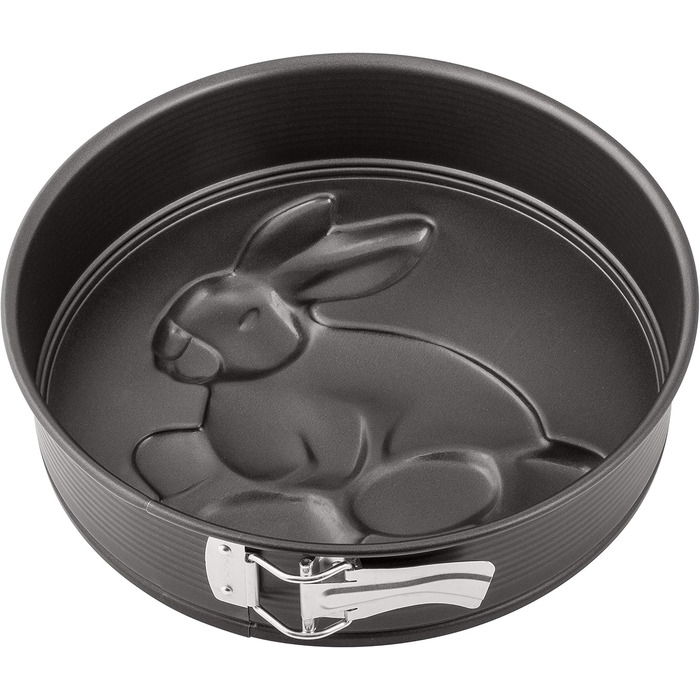 Форма для випічки Zenker Springform Ø 26 см SPECIAL CREATIVE, з двома декоративними вставками, антипригарне покриття, чорний колір, 1 шт.