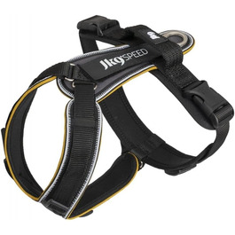 Шлейка для собак JK9 Speed, розмір M, сірий колір