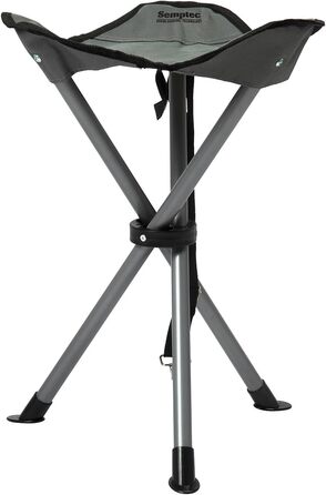 Стілець для кемпінгу Semptec Urban Survival Technology: триногий, висота сидіння 43 см, з сумкою та ременем для перенесення