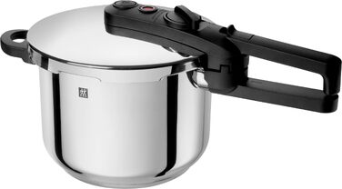Скороварка Zwilling EcoQuick II, 6 л, 22 см, нержавіюча сталь, для всіх типів плит включаючи індукційні, срібляста