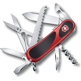 Мультитул Victorinox Evolution S17, Швейцарський  ніж, 15 функцій, червоний