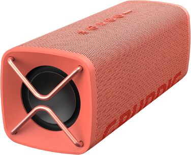 Grundig GBT Club Coral: Bluetooth колонка 20 Вт, червона, водонепроникна, з Power Bank, до 20 годин роботи