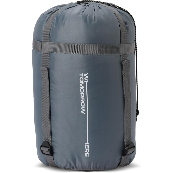 Сплячий мішок Where Tomorrow Mumienschlafsack Goblinblau / Grau, 230x80 см