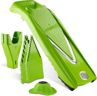 Набір Börner Gemüsehobel V5 (Profi Set): 7-частинний набір овочевих слайсерів з нержавіючою сталею та док-станцією