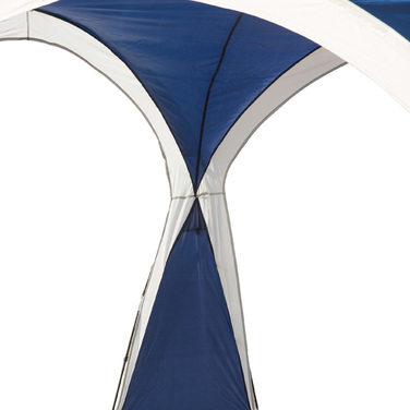 Outsunny Dome Tent for 6-8 People 3.5x3.5x2.22m Garden Tent Party Tent Gazebo Patio Polyester Blue
