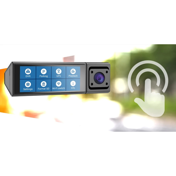 Автомобільний відеореєстратор NAVITEL RC3 Pro GPS WiFi Full HD