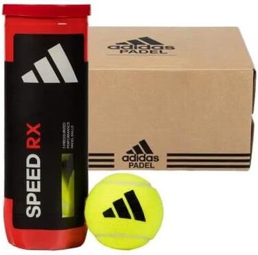 Adidas Speed RX Padel Balls - Unisex Yellow Padel Tennis Balls