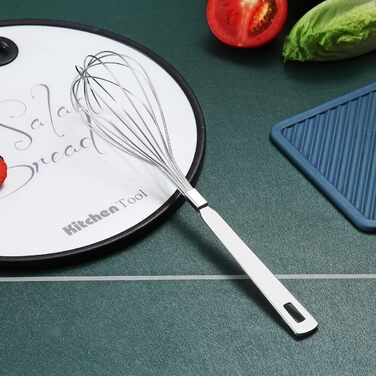 Набір кухонних аксесуарів Berglander з нержавіючої сталі, 13 предметів: ложка, вінчик та інше. Кухонний набір, антипригарне покриття, стійкий до високих температур, для кухні.