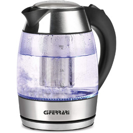 G3 Ferrari Glass & Stainless Steel Kettle & Teapot Set