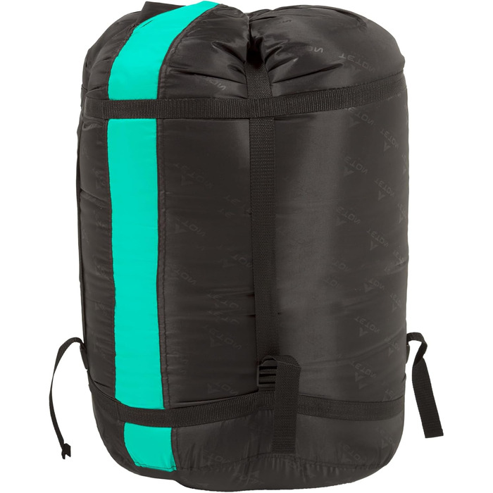 Сплячий мішок TETON Sports Mammoth Queen-Size Double для кемпінгу - теплий та зручний, 0°F (teal taffeta)