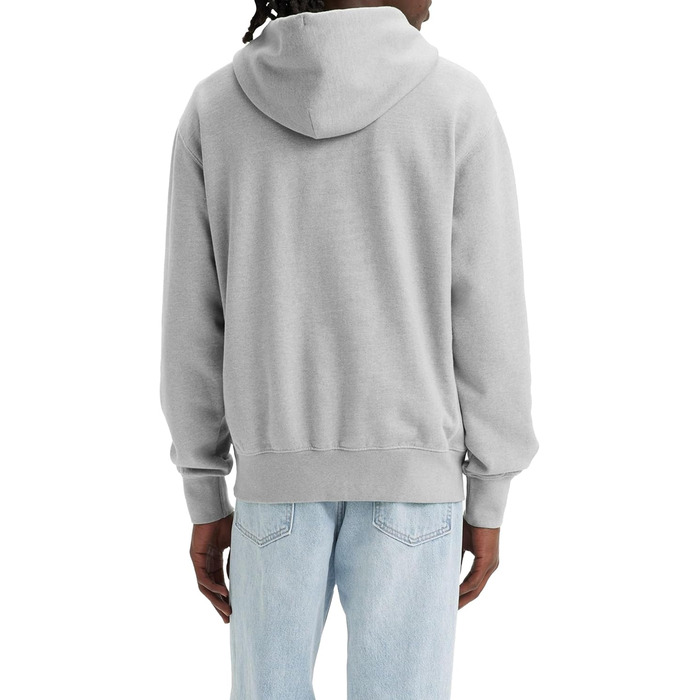 Чоловічий капюшонний світшот Levi's Authentic, сірий світло-сірий (XS)