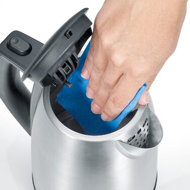 Електричний чайник Severin WK 9265: 1.7 л, бездротовий, з нержавіючої сталі, чорний