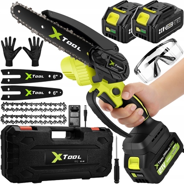 Акумуляторна ланцюгова пила Xtool 800 Вт, 16 см, безщіткова