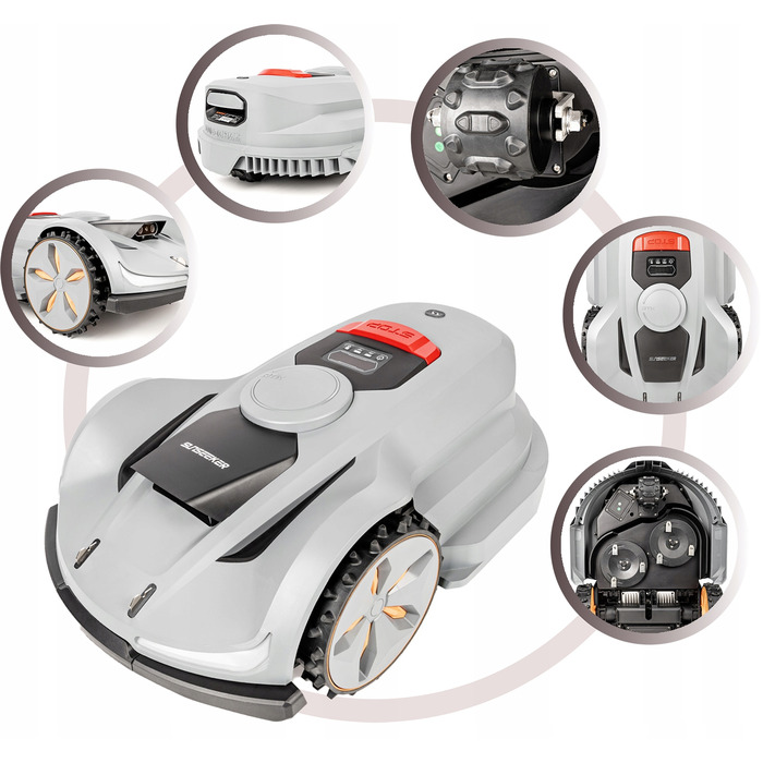 Робот-газонокосарка Sunseeker X7 PLUS RTK для площ до 6000 м², без встановлення кабелю