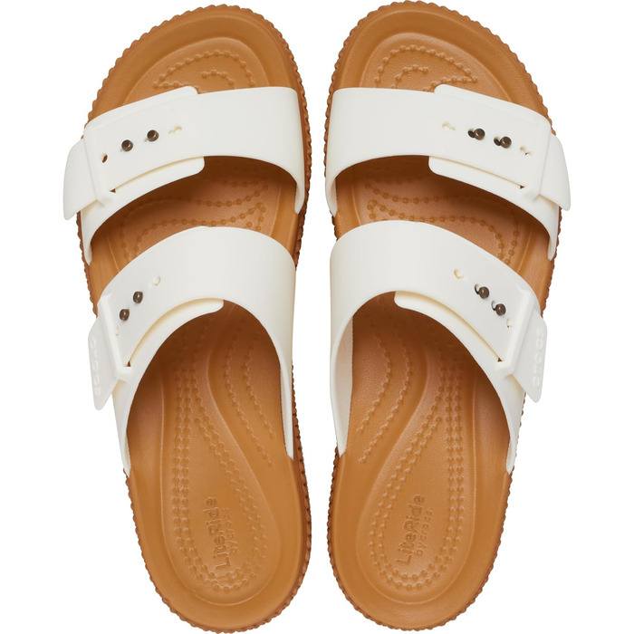 Сандалії Crocs Brooklyn Woven Buckle Chalk (36/37 EU) жіночі плетені на пряжці