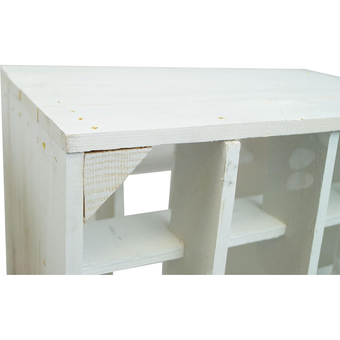 Wine Rack 16 Bottle Size 40x40x27cm Shelf Box Bottle Storage Wine Rack Apple Box/Wine Box (3-Piece Set Wine Rack 16 Bottle White)