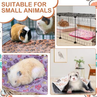 М'яка ковдра для морських свинок Namalu: водонепроникна, з флісу, 60 x 40 см, для собак та інших дрібних тварин