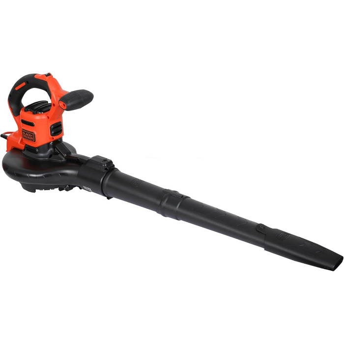 BLACK+DECKER 3-в-1 акумуляторний садовий пилосос-видувка 3000 Вт з подрібнювачем, рюкзаком-мішком 72 л, регульованою потужністю, для терас і доріжок (BEBLV300)