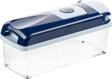 Genius Nicer Dicer Plus (18 частин) сапфірово-блакитного кольору - набір для нарізки овочів та фруктів (кубики, соломка, скибочки, смужки)
