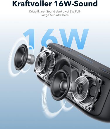 Soundcore Select 3: Портативна Bluetooth колонка з потужним звуком, BassUp™ та IPX7 захистом