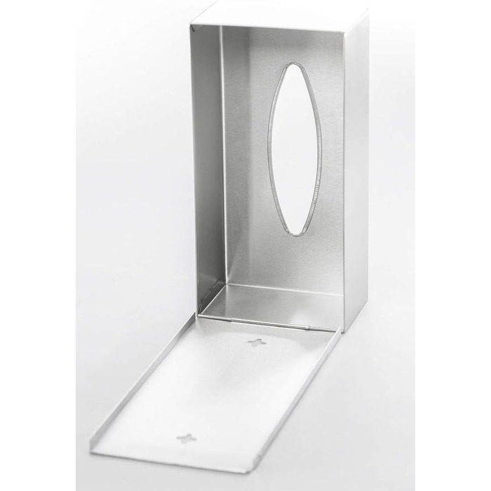 blomus -NEXIO- Kleenex box made of matte stainless steel, cosmetic tissue box for all paper tissues, paper towel dispenser with one-hand operation, exclusive bathroom accessory (H / W / D: 7 x 24 x 12 cm, stainless steel, 66653)