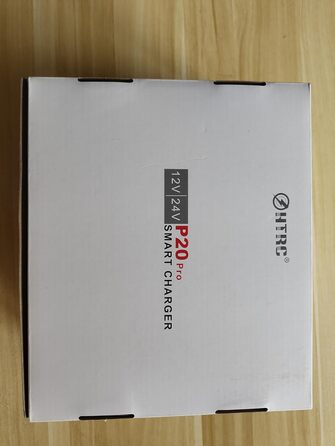 Автоматичний зарядний пристрій HTRC 12V/24V 20A для автомобільних акумуляторів, LiFePO4, літієвих та свинцево-кислотних батарей (AGM, GEL, MF, EFB, SLA, VRLA, Wet), для авто, мотоцикла, човна, газонокосарки, P20PRO