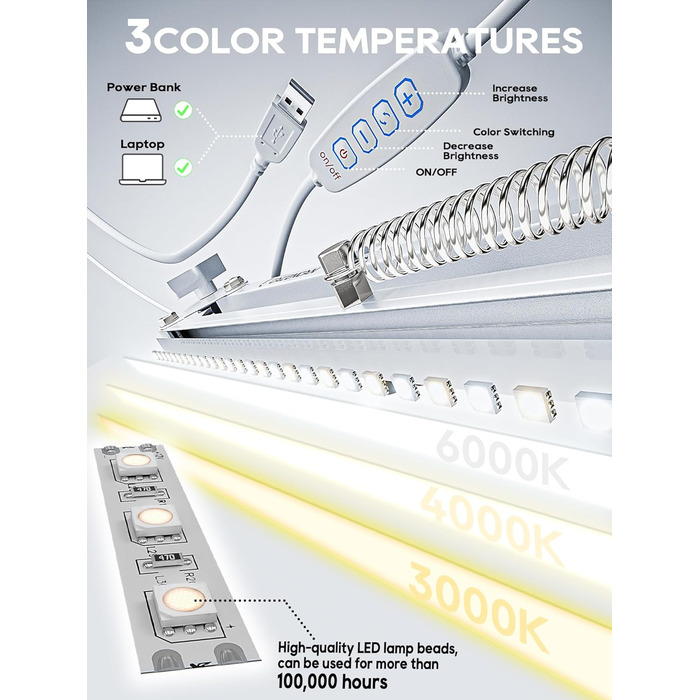 Кріплення для мікрофона на настільному кріпленні, 40 см, професійний мікрофонний тримач, сумісний з HyperX QuadCast, Blue Yeti, 360° обертання, адаптер 3/8' - 5/8'