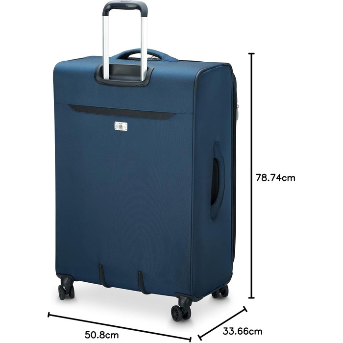 Чемодан DELSEY Paris Sky Max 2.0 Softside Розширюваний з спінерами, Зелений (2-Piece Set (21/24), Синій)