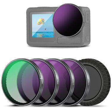 Набір фільтрів NEEWER CPL + ND для DJI Osmo: CPL, ND8/16/32/64/1000, HD, для екшн-камер