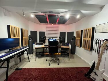 Акустична панель Bluetone Acoustics Slat AbFuser для звукопоглинання та дифузії, біла (100x50x11 см)