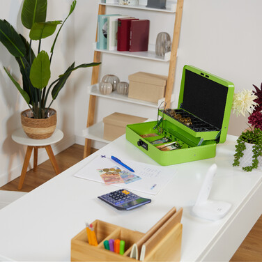 Relaxdays Combination Lock Cash Box - Euro