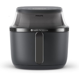 Аерофритюрниця Philips Airfryer 3000 Series 4.2 л з віконцем, 16-в-1, RapidAir Plus, низький вміст жиру, легке очищення, додаток рецептів HomeID (NA320/00)