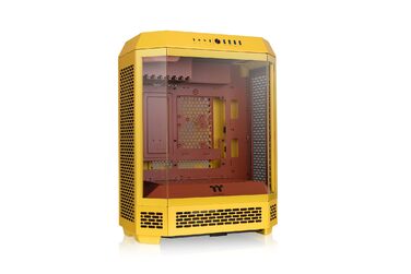 Корпус ПК Thermaltake The Tower 600 ATX з вертикальним дизайном, 3 скляні панелі, 2 вентилятори 140мм, підтримка радіатора 420/360мм, USB-C, білий (Butter Caramel)