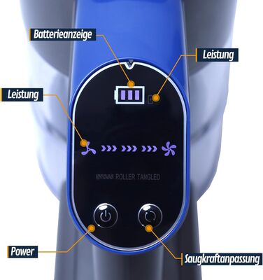 Акумуляторний пилосос VARIO150 | 3-в-1 | Потужний турбопилосос з 45 хв роботи та швидкою зарядкою | для 300 м² | Килим, тверді підлоги, шерсть тварин | LED пилосос-трійка | Бездротовий