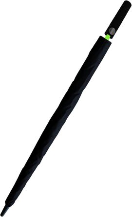 COLLAR AND CUFFS London XL Golf Umbrella - Windproof, Fiberglass Ribs - Automatic Open/Close - Red & Green - Large 154cm