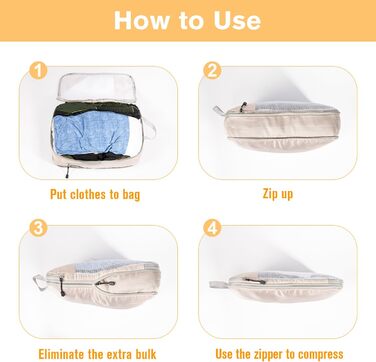 Органайзери для валізи Packing Cubes, набір 3 шт. (3 розміри) - водовідштовхуючі, для подорожей, розширювані